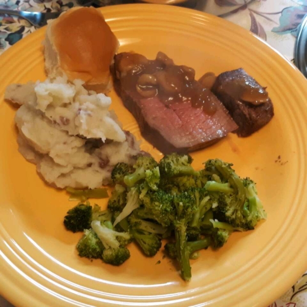 Beef Sirloin Tip Roast with Mushrooms