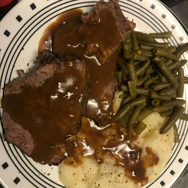 Beef Sirloin Tip Roast with Mushrooms