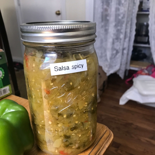 Spicy Green Tomato Salsa