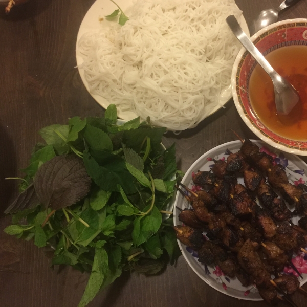 Vietnamese Grilled Pork Skewers