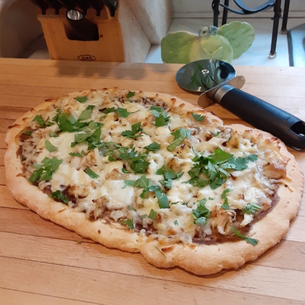 Two-Ingredient Dough Teriyaki Chicken Flatbreads