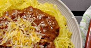 Instant Pot® Spaghetti Squash with Chili