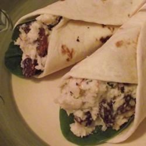 Turkey and Grape Wraps