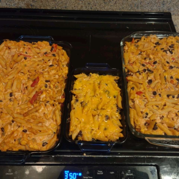 Chicken Fajita Pasta Bake