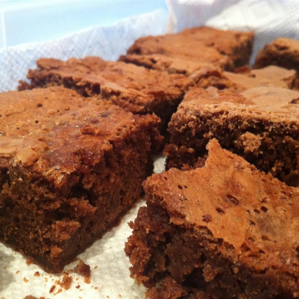 Double Batch Caramel Brownies