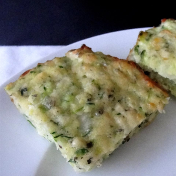 Baked Zucchini Squares