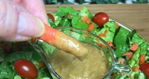 Maple Almond Butter Salad Dressing