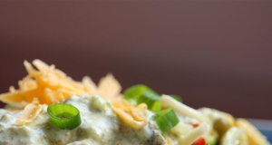 Mexican Squoodles with Creamy Fire-Roasted Green Chile Sauce