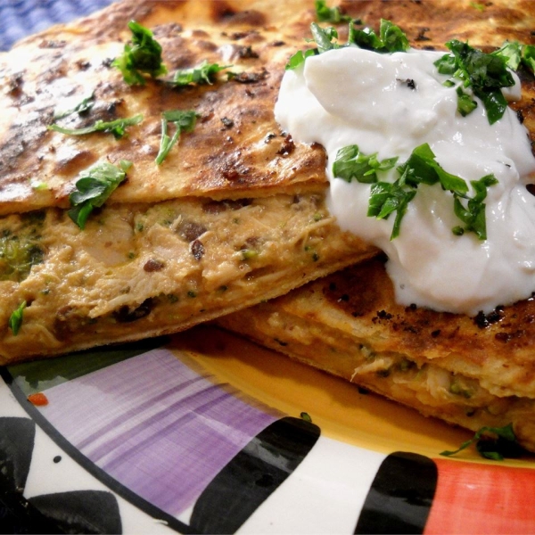 Tangy Tuna Black Bean Quesadillas