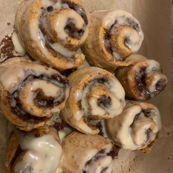 Yeast-Free Cinnamon Rolls