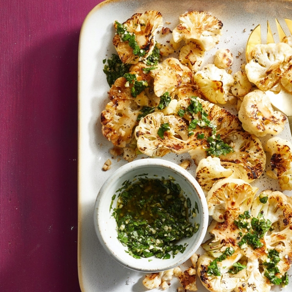 Cauliflower Steaks with Gremolata