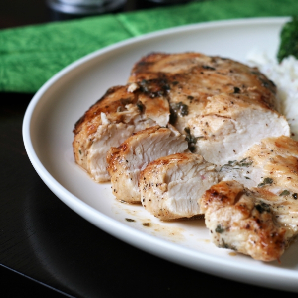 Skillet Lemon Chicken Breasts