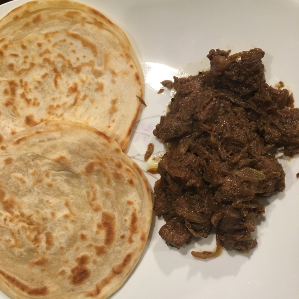 Masala Beef with Ginger and Curry Leaf