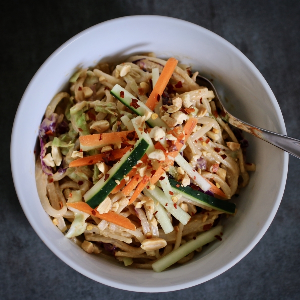 Gluten-Free Spicy Sesame-Peanut Noodles