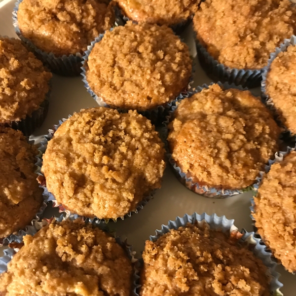 Apple Streusel Bran Muffins