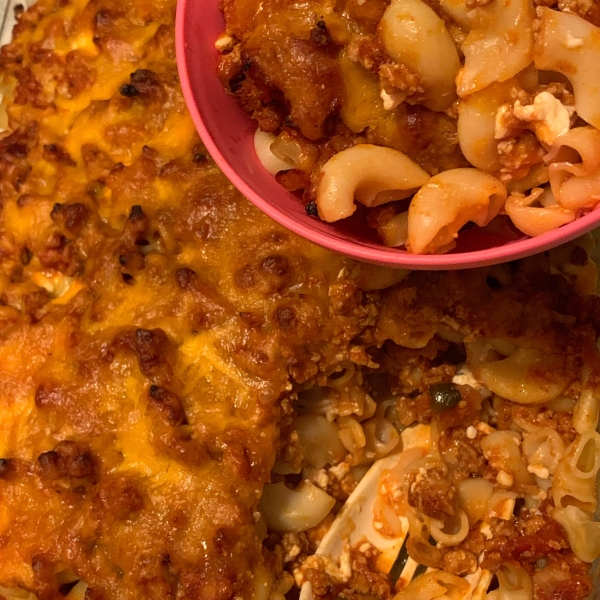 Sloppy Joe Casserole with Noodles