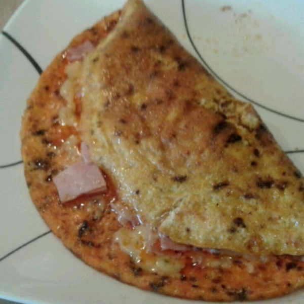 Chili Crisp Ham and Cheese Omelet