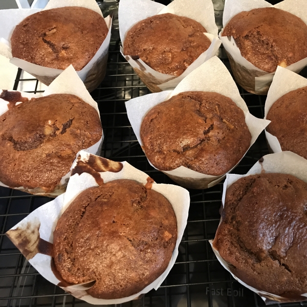 Gingerbread-Pear Muffins
