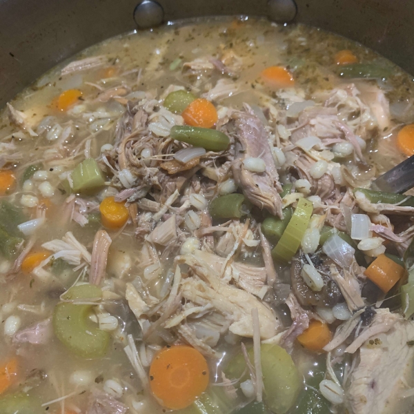 Hearty Barley Turkey Soup