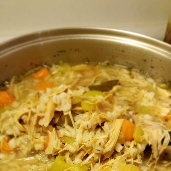 Hearty Barley Turkey Soup