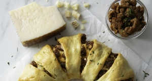 Savoury Breakfast Wreath with Chorizo