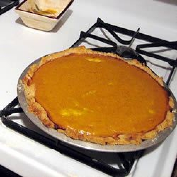 REAL Homemade Pumpkin Pie