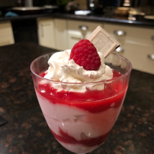 Raspberry White Chocolate Mousse