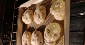 White Chocolate and Cranberry Cookies