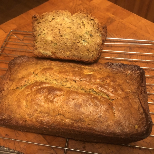 Lemon Pistachio Zucchini Bread