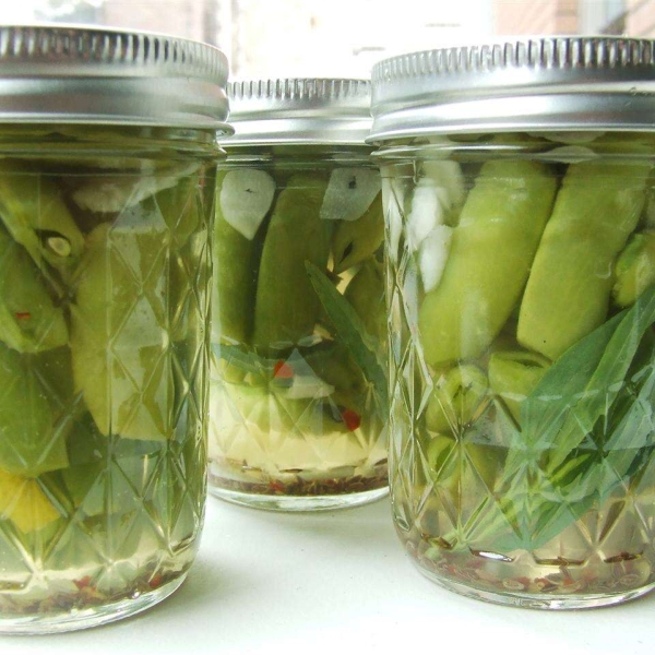 Sugar Snap Pickled Peas