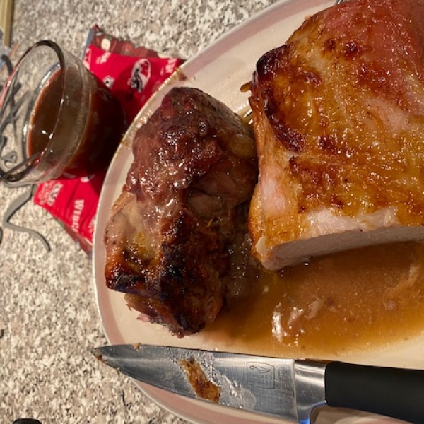 Roast Pork with Maple and Mustard Glaze