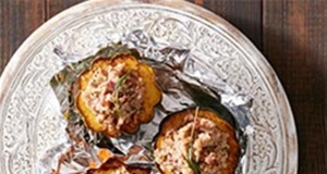 Stuffed Squash with Bacon, Dates and Sage
