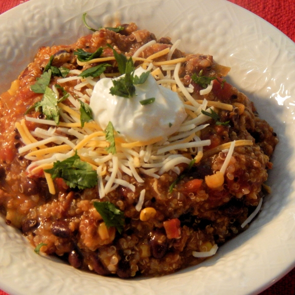 Ground Turkey Enchilada Stew with Quinoa