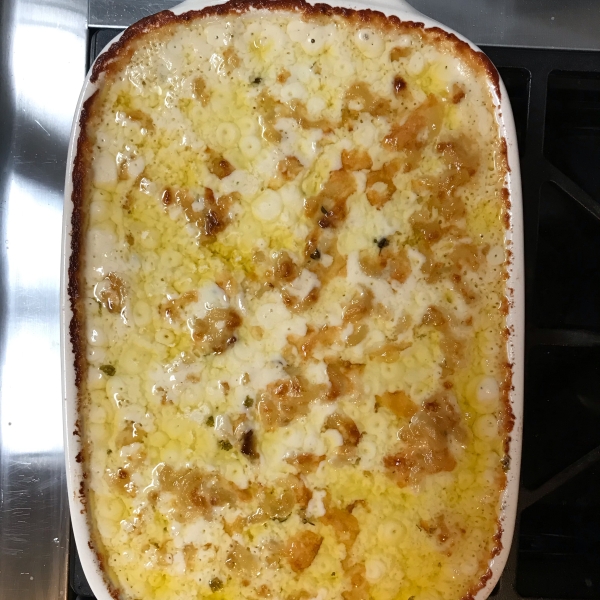 Gluten-Free Macaroni and Three Cheeses with Bacon