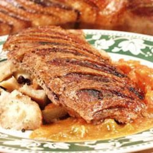 Roast Goose with Stuffing