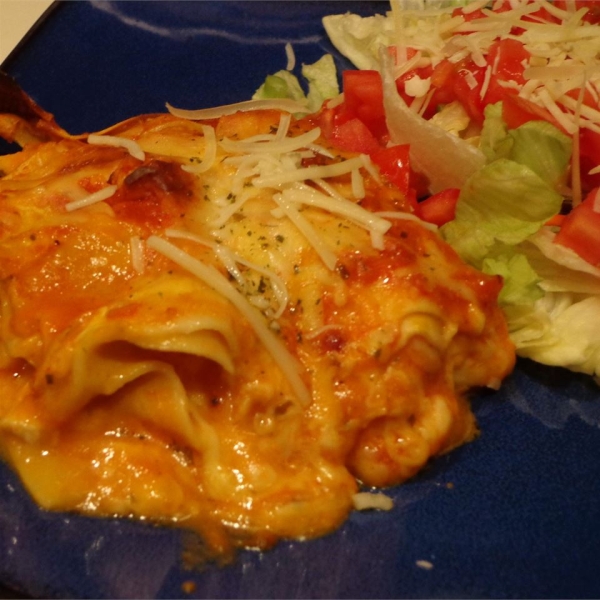 Chicken and Pumpkin Lasagna