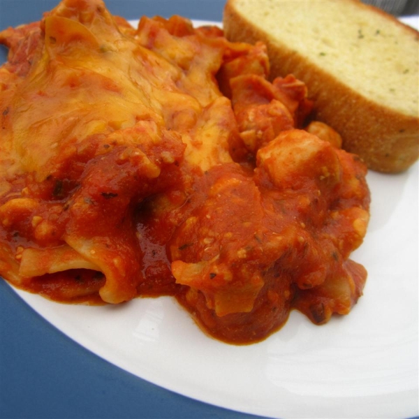 Chicken and Pumpkin Lasagna