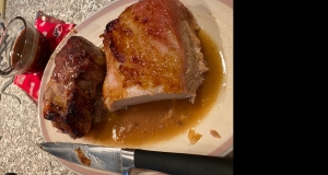 Roast Pork with Maple and Mustard Glaze