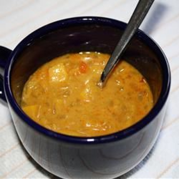 Mad's Peach-Curry Soup