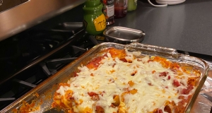 Italian Sausage Ravioli Bake