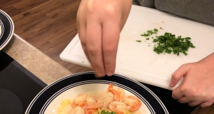 Shrimp and Pasta in Lemon Cream Sauce