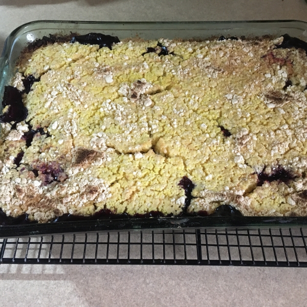 Easy Fruit Cobbler Cake