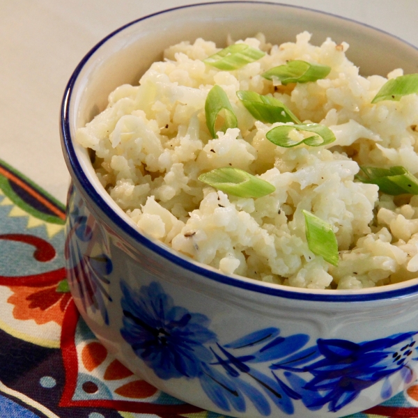 Rockin' Good Smashed Cauliflower with Garlic