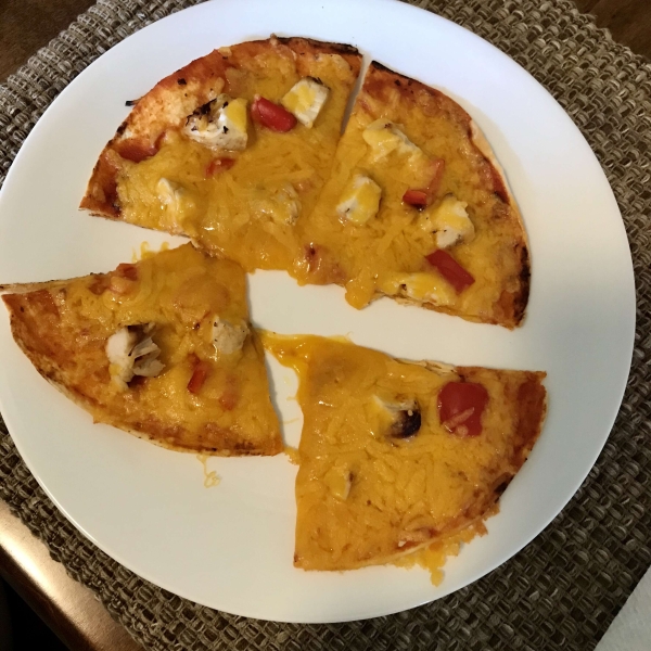 Easy Tortilla Pizza