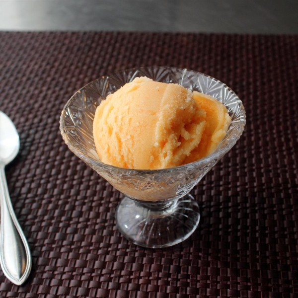 Cantaloupe Cayenne Sorbet