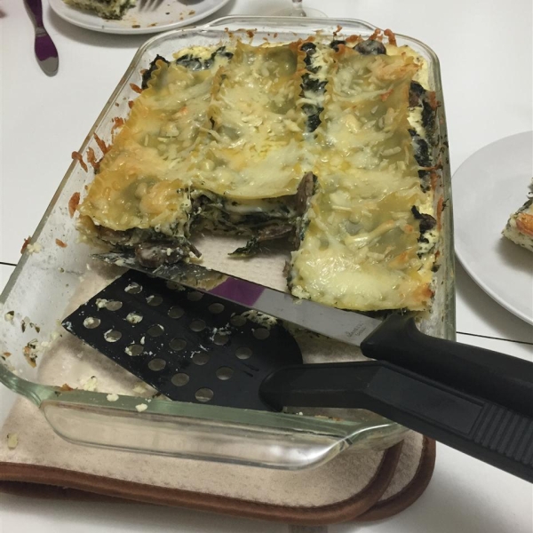 Spinach Mushroom Lasagna