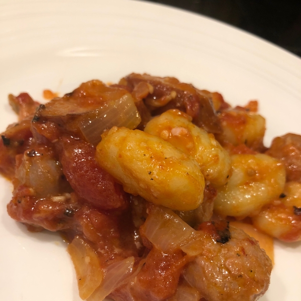 Chicken Sausage Gnocchi Skillet