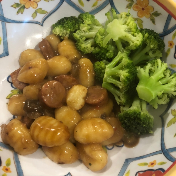 Chicken Sausage Gnocchi Skillet