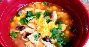 Rotisserie Chicken Tortilla Soup