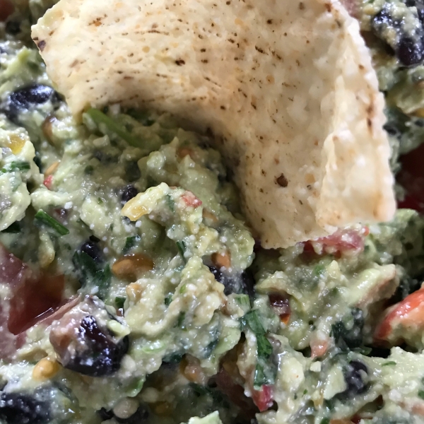 Corn and Black Bean Guacamole